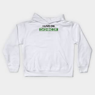 I live on Dashing Dr Kids Hoodie